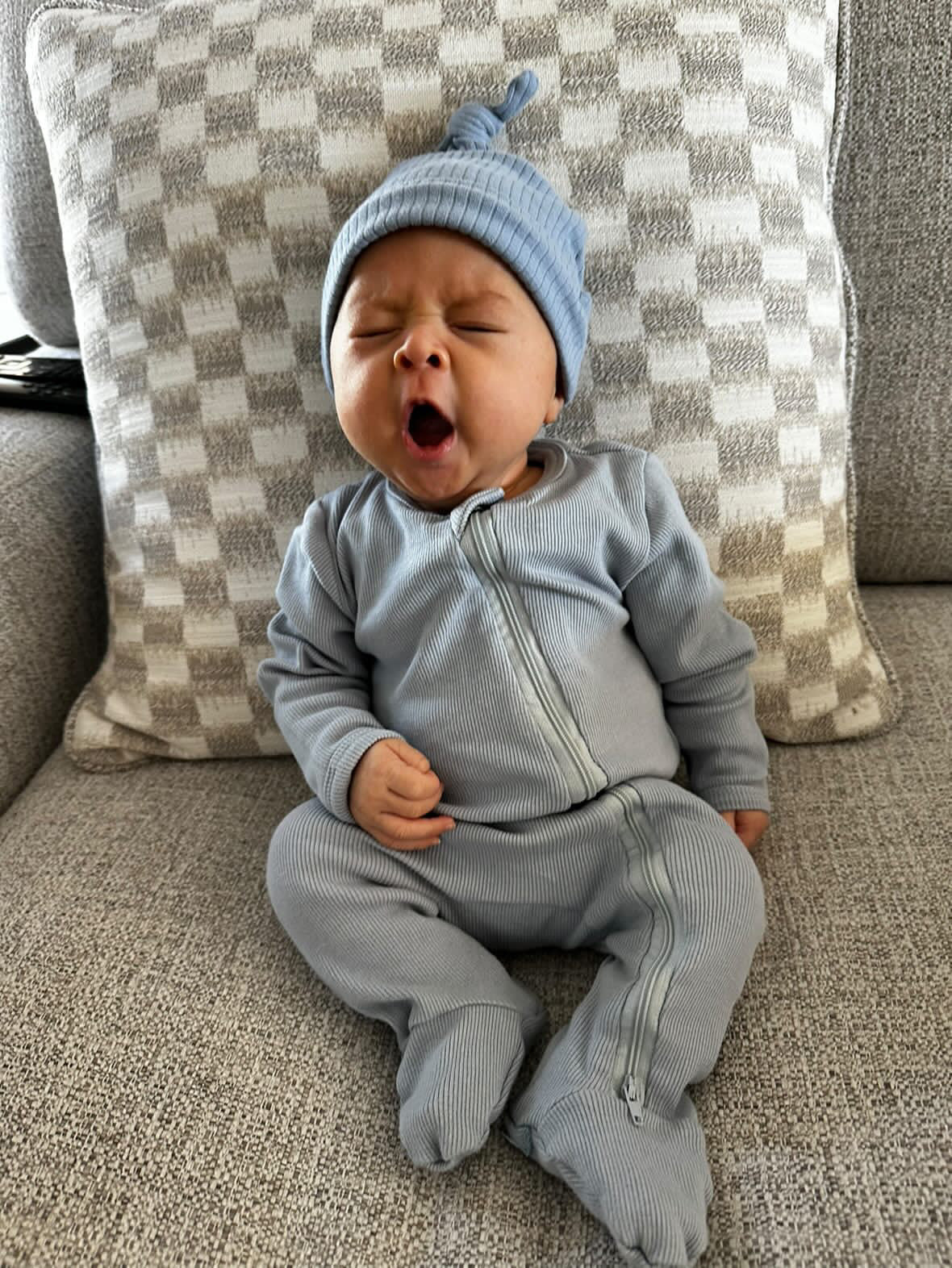 Stretch Rib Knit Romper