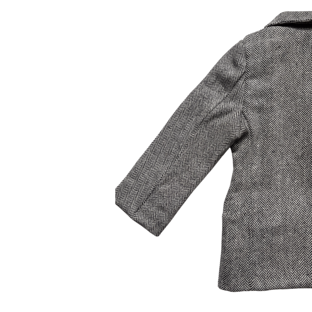 Toddler and Baby Sport Coat Blazer-Light Grey - Sleeve - Winsome Gentleman