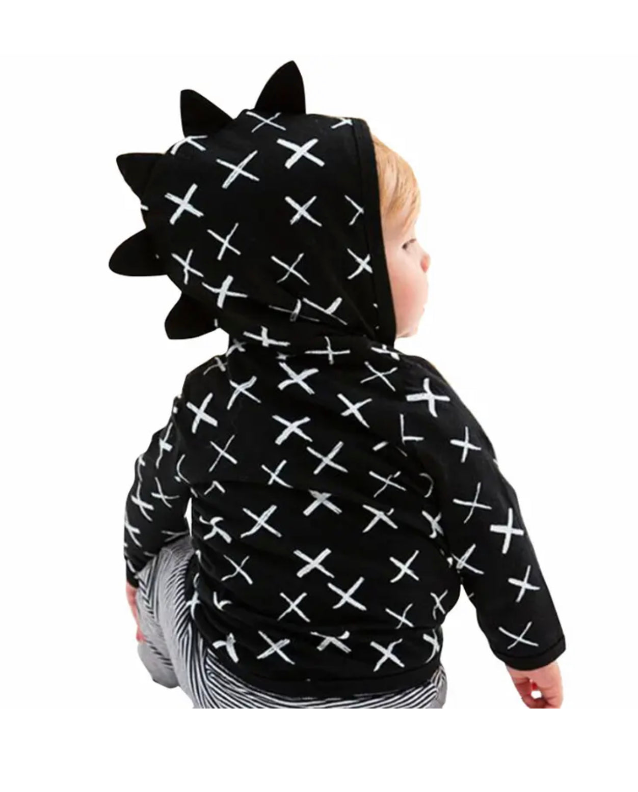 WG Dino Hoodie-Black