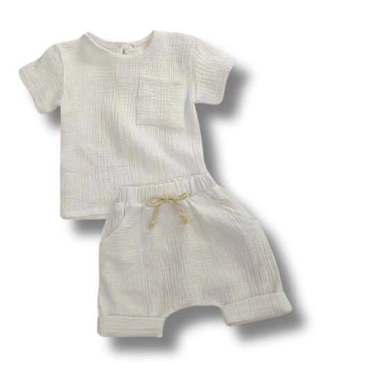 White Muslin Set