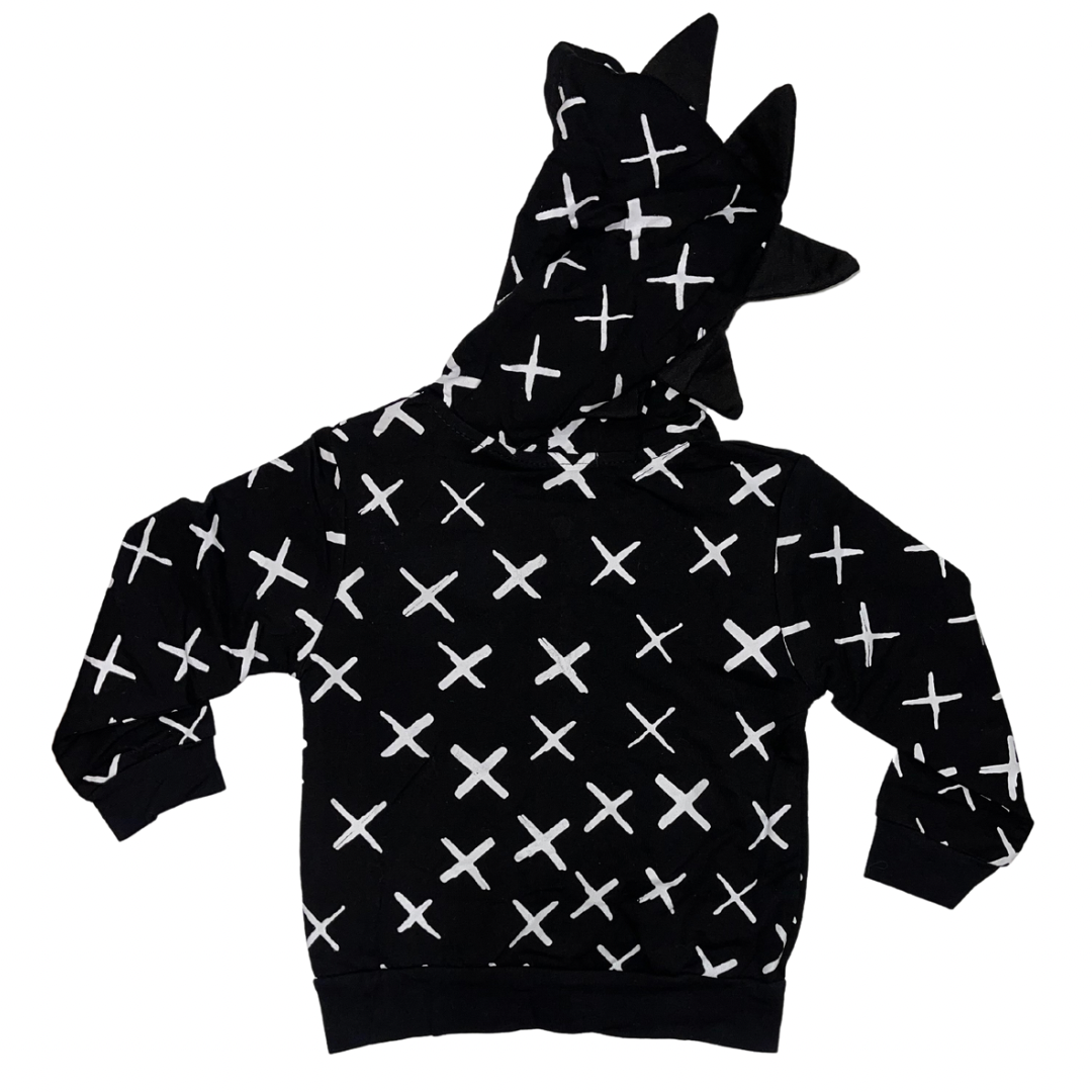WG Dino Hoodie-Black