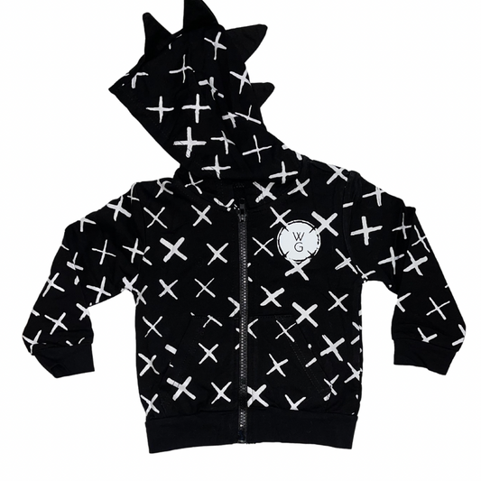 WG Dino Hoodie-Black