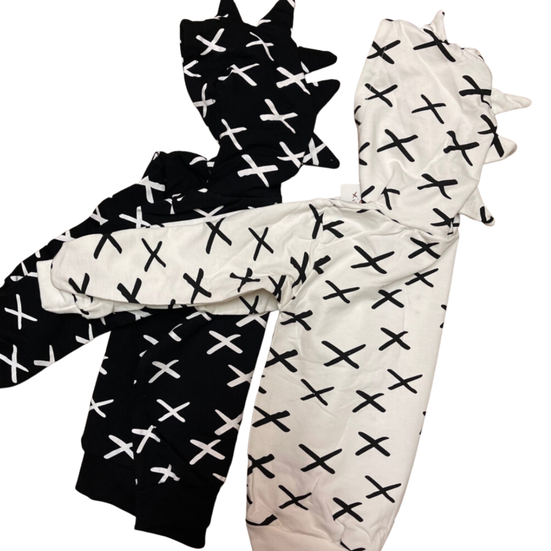 WG Dino Hoodie-White