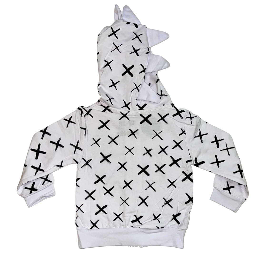 WG Dino Hoodie-White