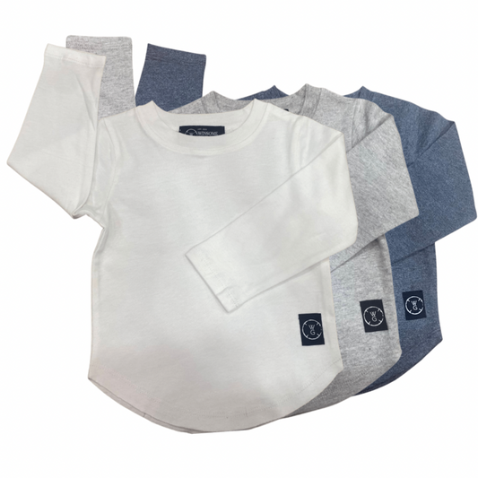 Winsome Gentleman Bundle of three long sleeve tees for toddlers