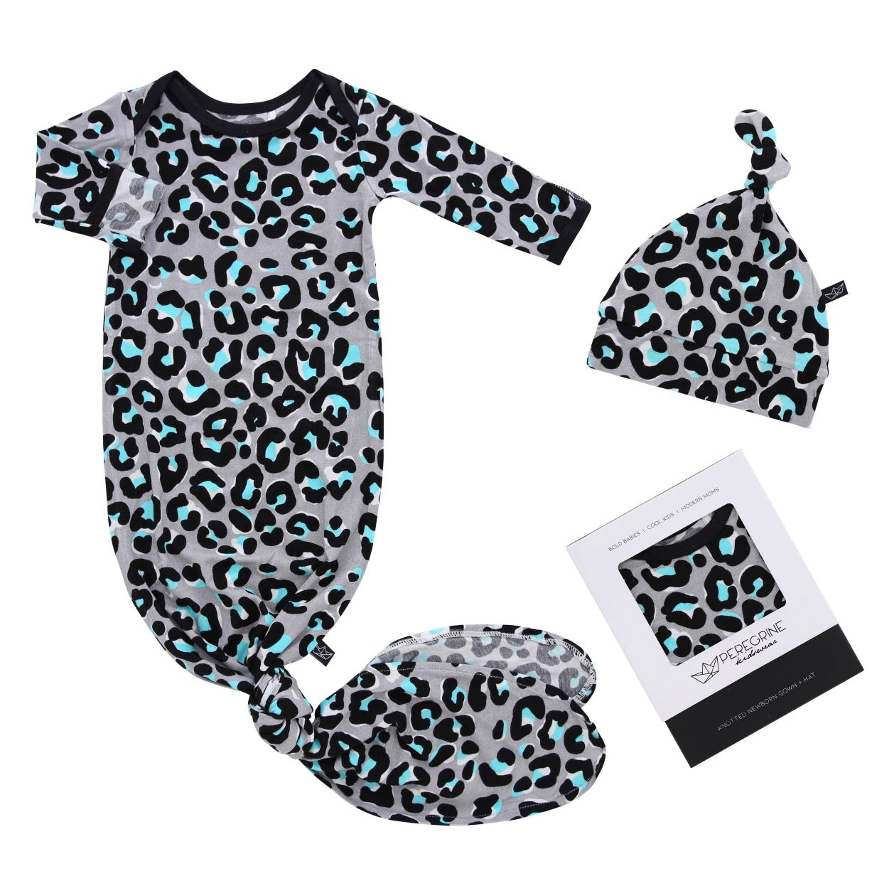 Newborn Knotted Gown Set 